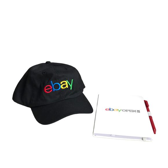 ebay Other - eBay Open 2022 Swag Set Baseball Hat Pen Notebook Ball Cap